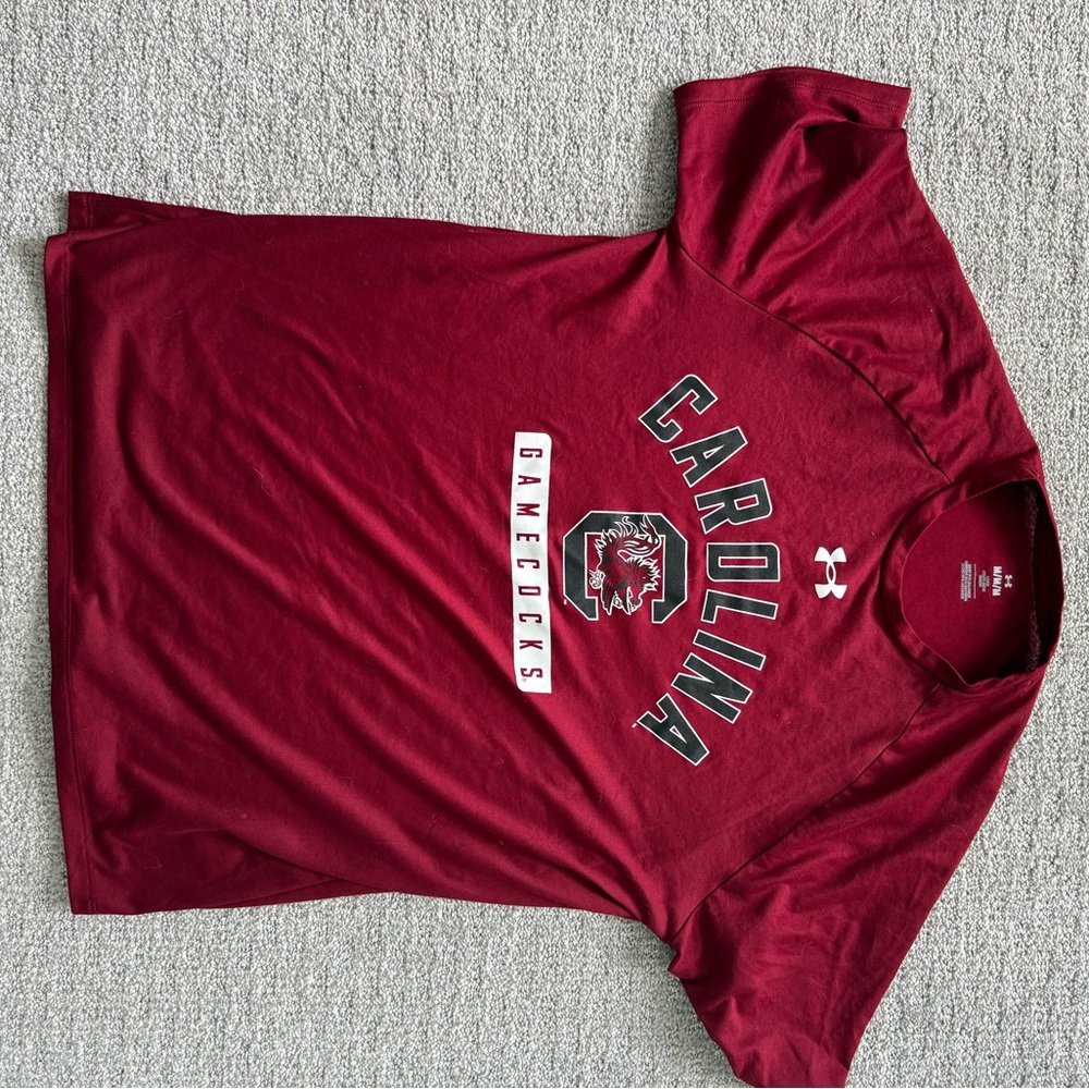 South Carolina Under Armour Men's Red Graphic T-Shirt-Medium
